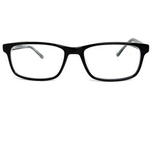 Lenton and Rusby LR4001 Eyeglasses Men Black Rectangle 55mm H18518